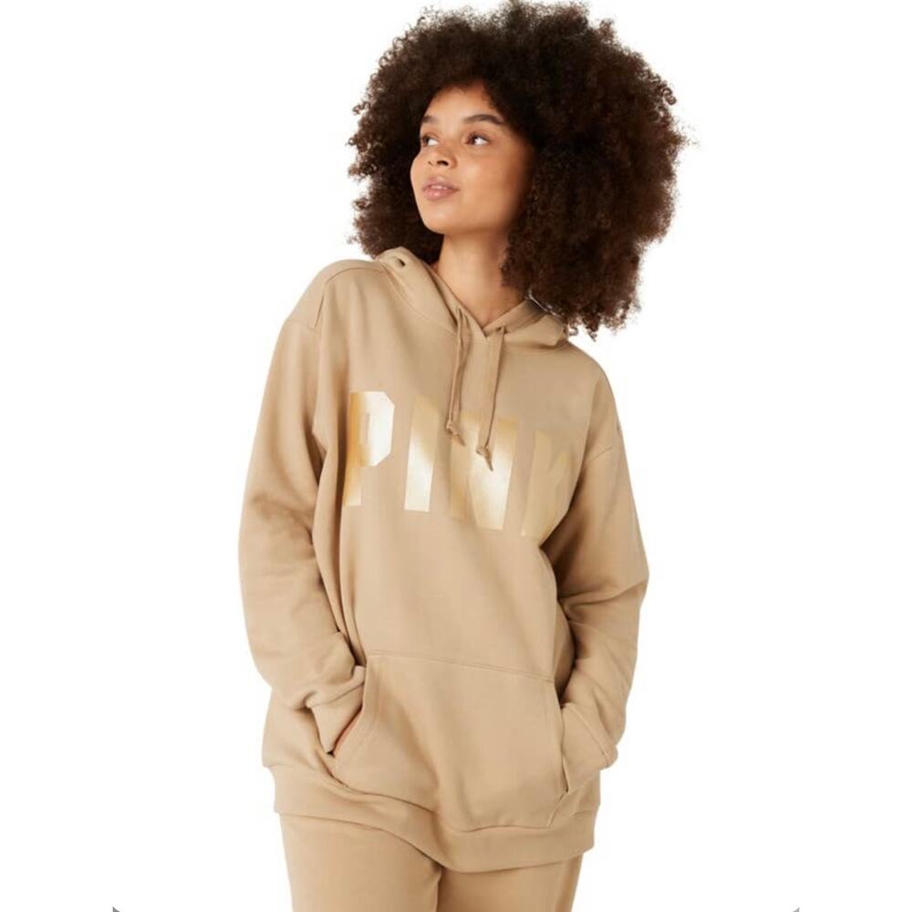 Victoria's Secret PINK Lounge Campus Hoodie & Pants‎ Matching Set - Large
